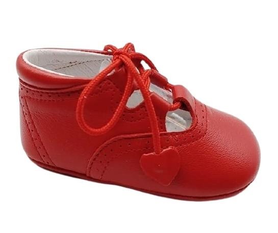 Zapatos suela para bebes Landos Color ROJO Talla