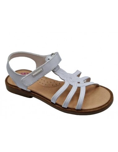 Sandalias blancas velcro Pablosky