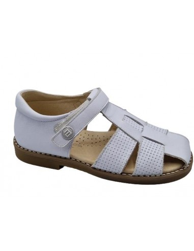 Sandalias de piel con velcro para...