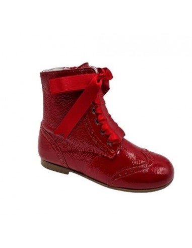 Botas Pascualas Rojas Landos para Niña