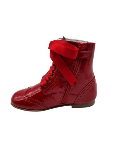 Botas Pascualas Rojas Landos para Niña