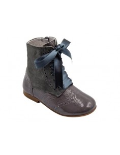Botas Pascualas Gris Ceniza...