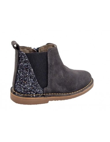 Botines de serraje con glitter para...