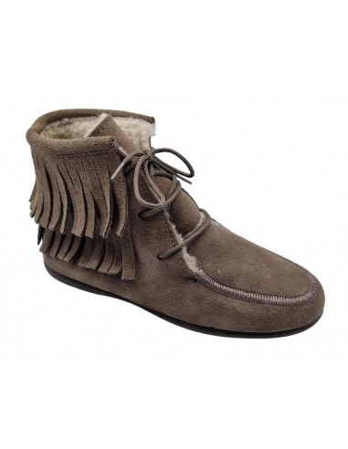 Botas mohicanas en color taupe para...