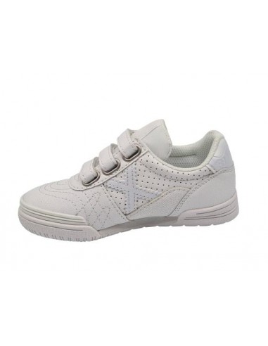 Zapatillas blancas con velcro Munich