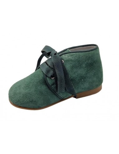 Botas de ante unisex en color verde...