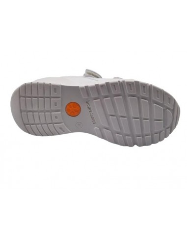Zapatillas de piel con velcro unisex...