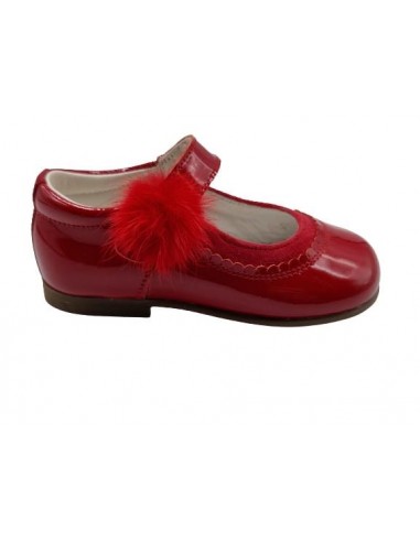 Merceditas de charol para niñas...