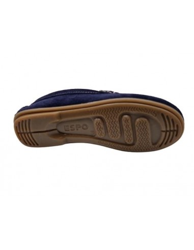 Mocasines serraje para niños en azul...