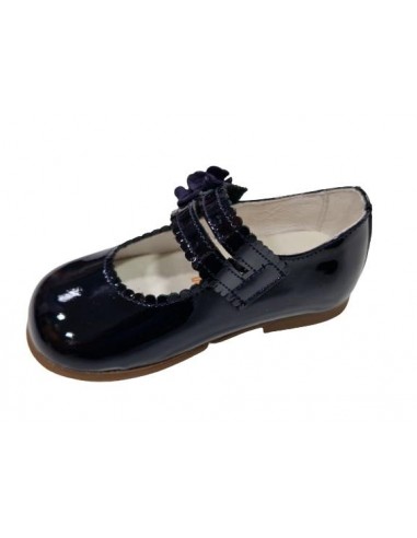 Merceditas de charol para niñas...